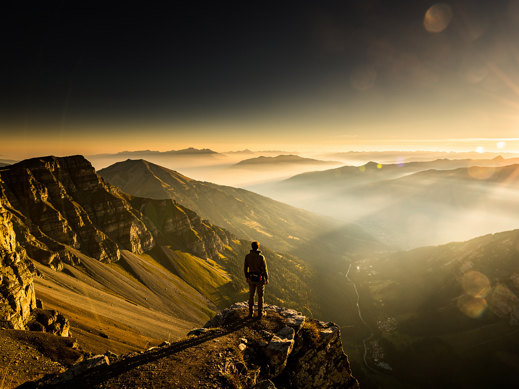 Travel and personal growth representing life experiences